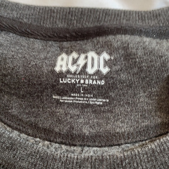 NWT AC/DC sweatshirt highway to hell size large lucky brand - Picture 6 of 9